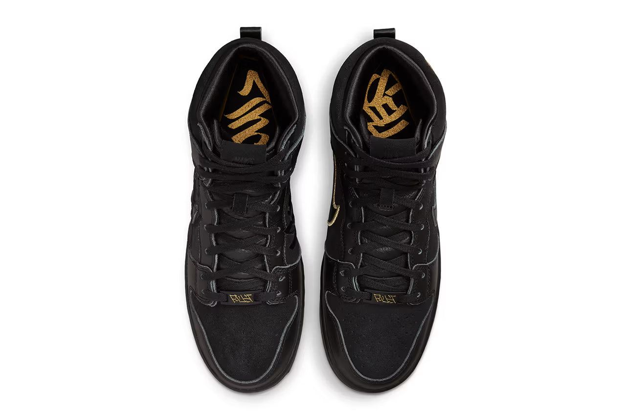 Nike SB Dunk High FAUST Black Gold